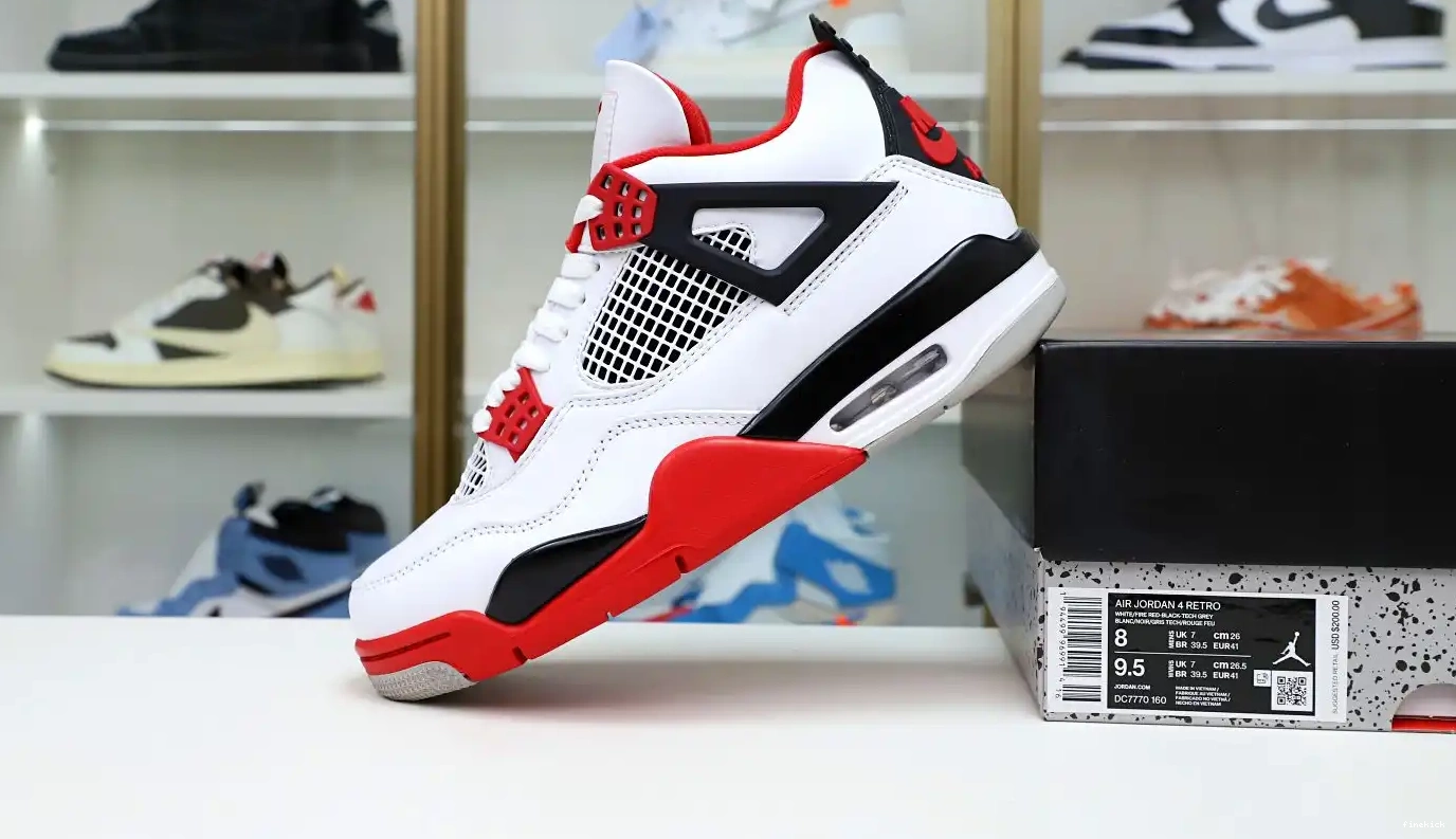 JORDAN 4 RETRO RED' 'FIRE 2012 AIR 0331